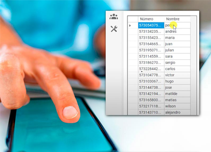 Extracción de numeros con WASender
