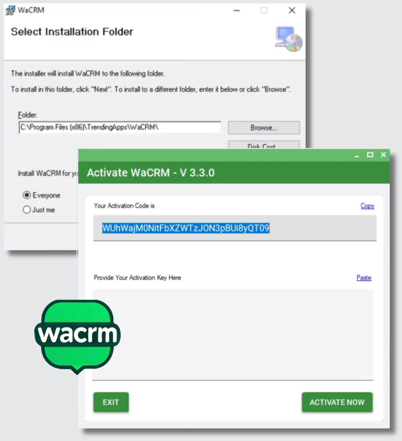 Instalación de WaCRM